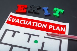 a fire evacuation plan