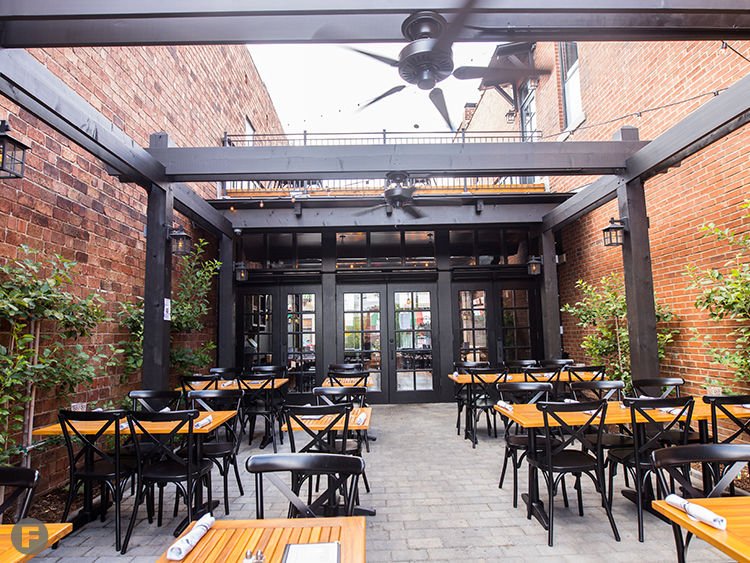 one of many family-friendly patios in St. Louis, Missouri