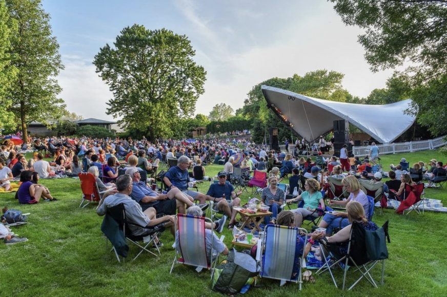 Whitaker music festival at Missouri Botanical Garden in St. Louis- a great spot for date nights